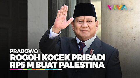 Teriris Melihat Korban Anak-Ibu, Prabowo Sumbang Rp5 M ke Palestina