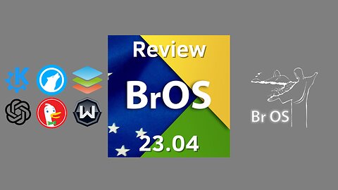 Review da distribuição Linux brasileira Br OS 23.04