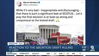 Local reaction to the abortion draft ruling