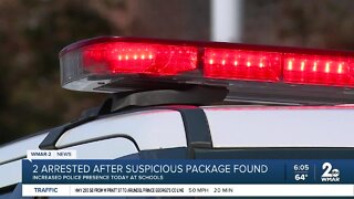 Police presence increased after suspicious package found near school