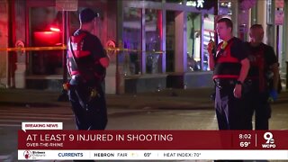 At least nine injured in shooting