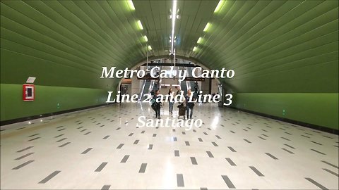 Metro Cal y Canto Line 2 and 3 in Santiago