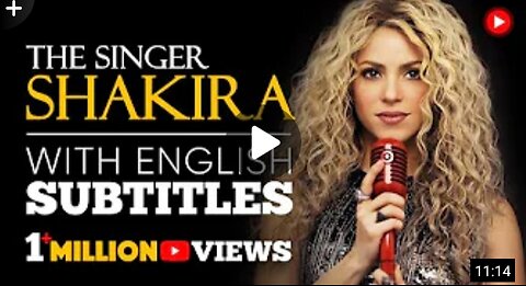 ENGLISH SPEECH ll SHAKIRA