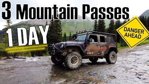 3 Mountain Passes in 1 Day! | Ophir Pass, Imogene Pass, and Bridal Veil Falls