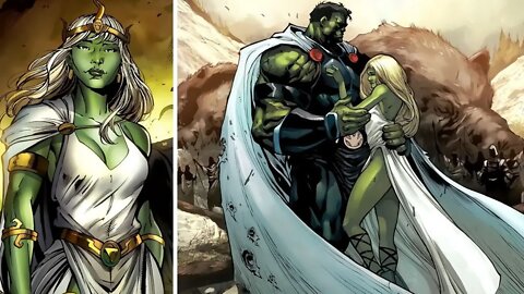 La Historia De Jarella | Princesa de K'ai y Amante de Bruce Banner y Hulk - Primera Esposa De Hulk