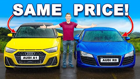 £30k Audi R8 v £30k Audi A1: Old vs New