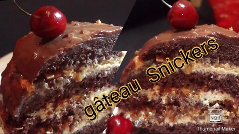 Gâteau Snickers. حلوة سنيكرس .Snickers-Kuchen