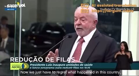 Brazil President Lula- if you aren’t Vax’d, no longer have rights & considered 2nd class citizen