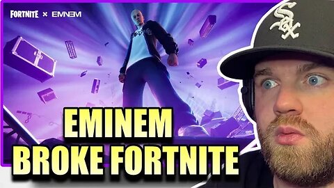 Eminem BROKE Fortnite - Eminem Takes the Stage in Fortnite’s The Big Bang Event (Reaction)