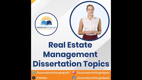 Real Estate Management Dissertation Topics | dissertationwritinghelp.net