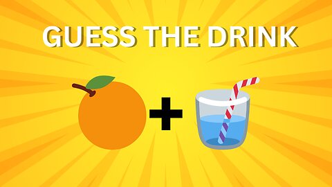 Emoji Drink Challenge: Can You Guess the Drink by Emojis? 🧃🥤🧋