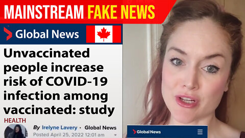 Mainstream Media Fake News in Canada : Unvaxxed Killing the Vaxxed : @riseupstayfree