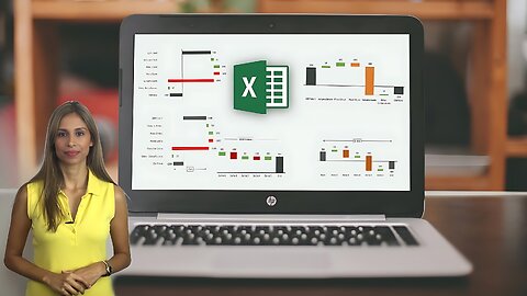 Excel Waterfall Promo: Ultimate Excel Waterfall Chart Course on XelPlus
