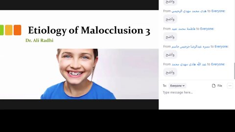 orthodontics L12 (etiology of malocclusion 3)
