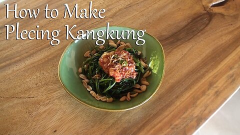 Balinese Water Spinach with Tomato Sauce (Plecing Kangkung)