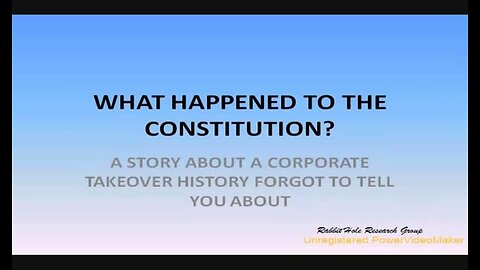 Detailed History of 'The United States of America' Mutating into a CORPORATION! 🏛️📜
