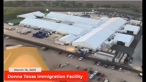 DHS Detention facility full of Illegal Immigrants in Donna Texas