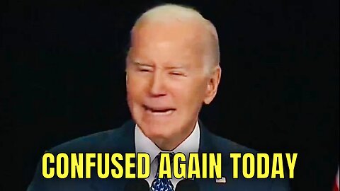 Joe Biden was a MESS again today during his speech 🤦‍♂️