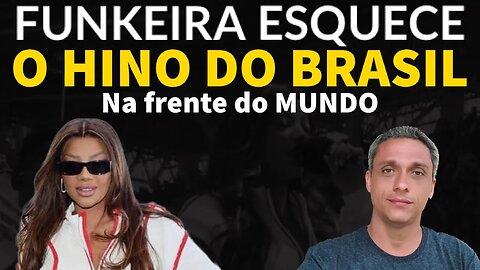 Que humilhação! Funkeira Ludmila simplesmente esqueceu o Hino do Brasil diante de milhões