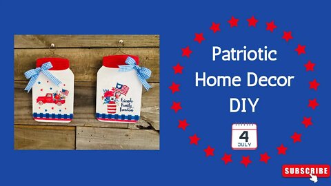 Easy Patriotic Home Decor DIY| Marthas Wreath| 4th of July Crafts| How To