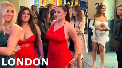 London NightLife with Many Beautiful Ladies🇬🇧 London Night walk