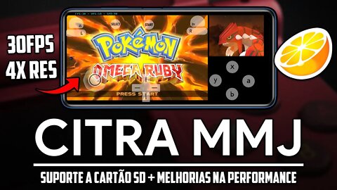 CITRA MMJ 3DS | Suporte a CARTÃO DE MEMÓRIA e MELHORIAS no DESEMPENHO! | 3DS Emulator for Android