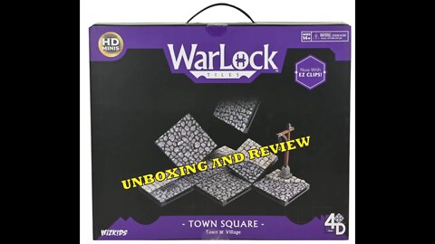 Warlock Tiles - Town Square - Unboxing and Review