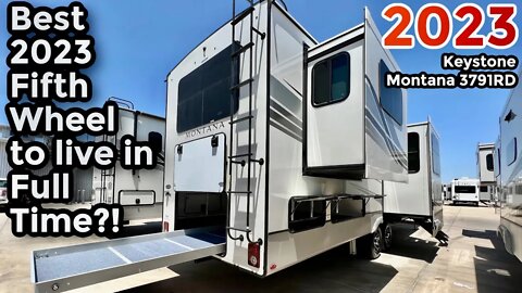 2023 Best Full Time Living Fifth Wheel RV?! 2023 Keystone Montana 3791RD