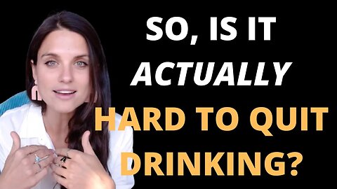 Quitting Drinking Alcohol: seems very hard because of this
