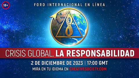 Crisis global. La responsabilidad | Foro internacional en línea. 2 de diciembre de 2023