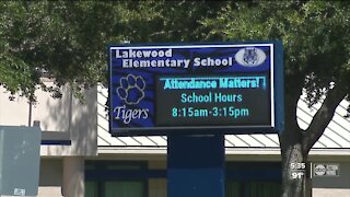 Gov. DeSantis stops at Lakewood Elementary to highlight performance; hand out teacher bonuses