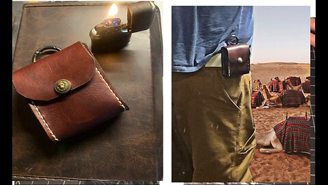 Leather Cigarette Case Build