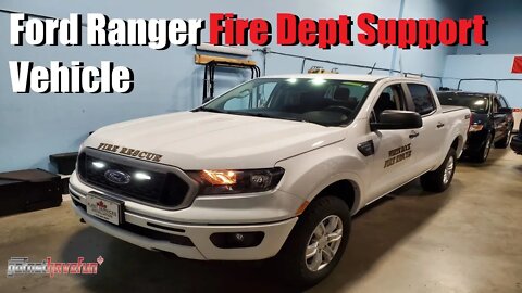 Ford Ranger Fire Fighter Support 4X4 Pickup walk around | AnthonyJ350