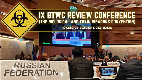 🇺🇸☣️ 🇺🇦 OPENING SESSION of Ninth Review Conference of the Biological Weapons Convention in Geneva