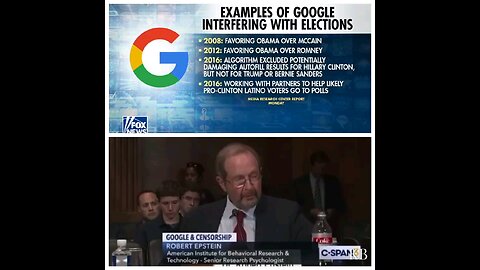 Robert Epstein told you about Google manipulation years ago!