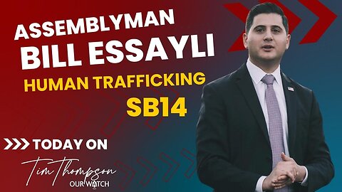 Pastor Tim welcomes Bill Essayli as they discuss Human Trafficking Bill AB14