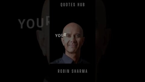 The Best Inspirational Quote of Robin Sharma || Quotes Hub || #quotes || #shorts