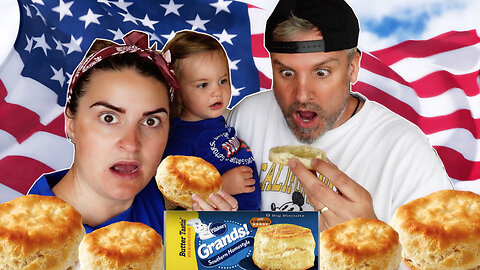 Brits Try [PILLSBURY BISCUITS] For The First Time! Vlog