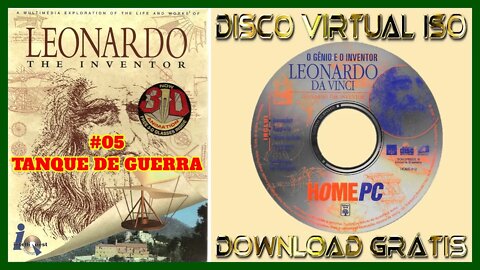 🔴#05 | O Gênio e o Inventor Leonardo da Vinci |”Tanque de Guerra”| CD-ROM 1996| #Shorts