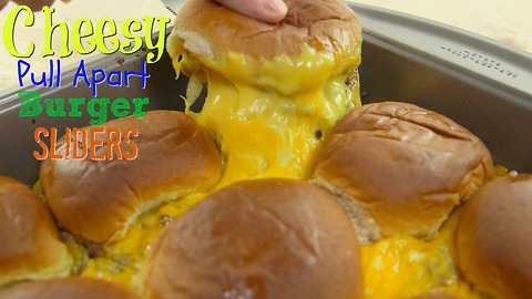 Easy dinner recipe: Cheesy pull-apart burger sliders