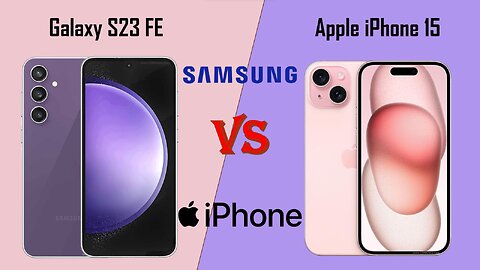 Samsung Galaxy S23 FE VS iPhone 15 | Full Comparison | @technoideas360