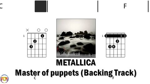 METALLICA Master of puppets - Backing Track FCN GUITAR CHORDS & LYRICS