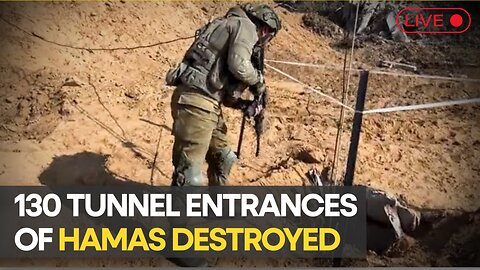 Israel-Palestine War_ Israeli army releases video of Hamas tunnels being destroyed