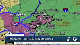 Concerns raised over county redistricting map proposal