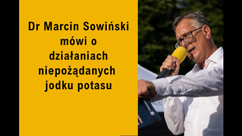 Dr Marcin Sowiński mówi o działaniach niepożądanych jodku potasu