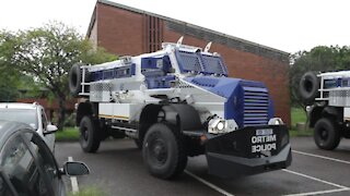 SOUTH AFRICA - Durban - Caspir armoured vehicle handover (Video) (BwU)