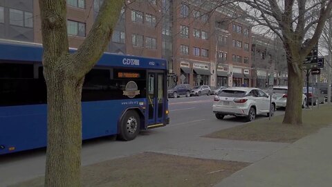 Riding on CDTA Route 450 in Saratoga Springs, NY