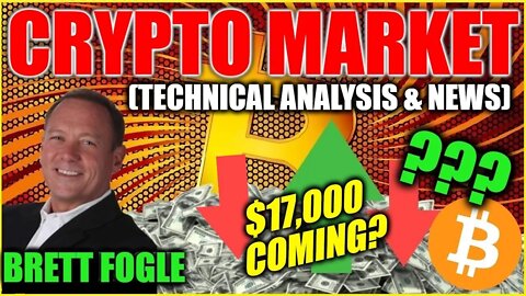 🔥BITCOIN CRASHING?!? HOW LOW WILL IT GO? BTC T/A WITH BRETT FOGLE