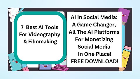 7 Best AI Tools For Videography & Filmmaking & More.