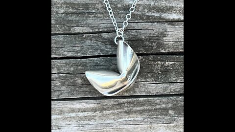 How to Make a Fortune Cookie necklace from a Spoon!